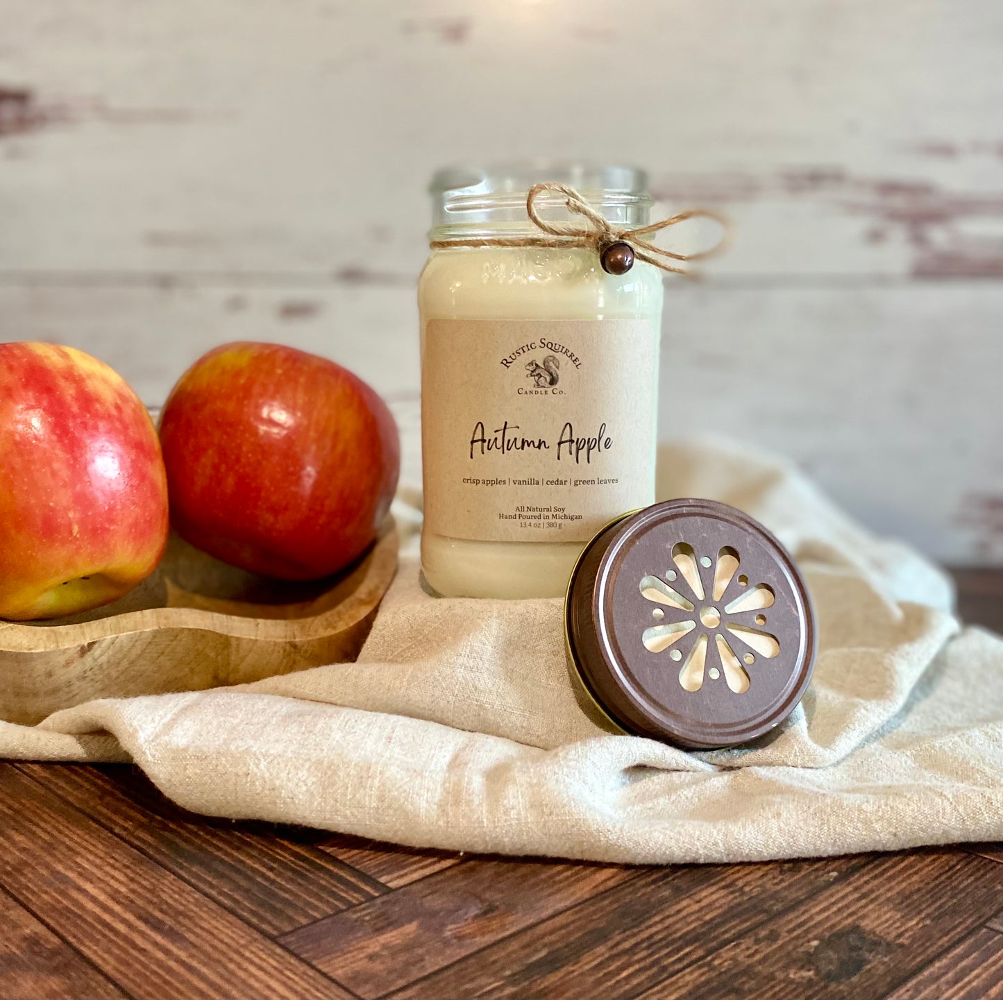 Autumn Apple Candle