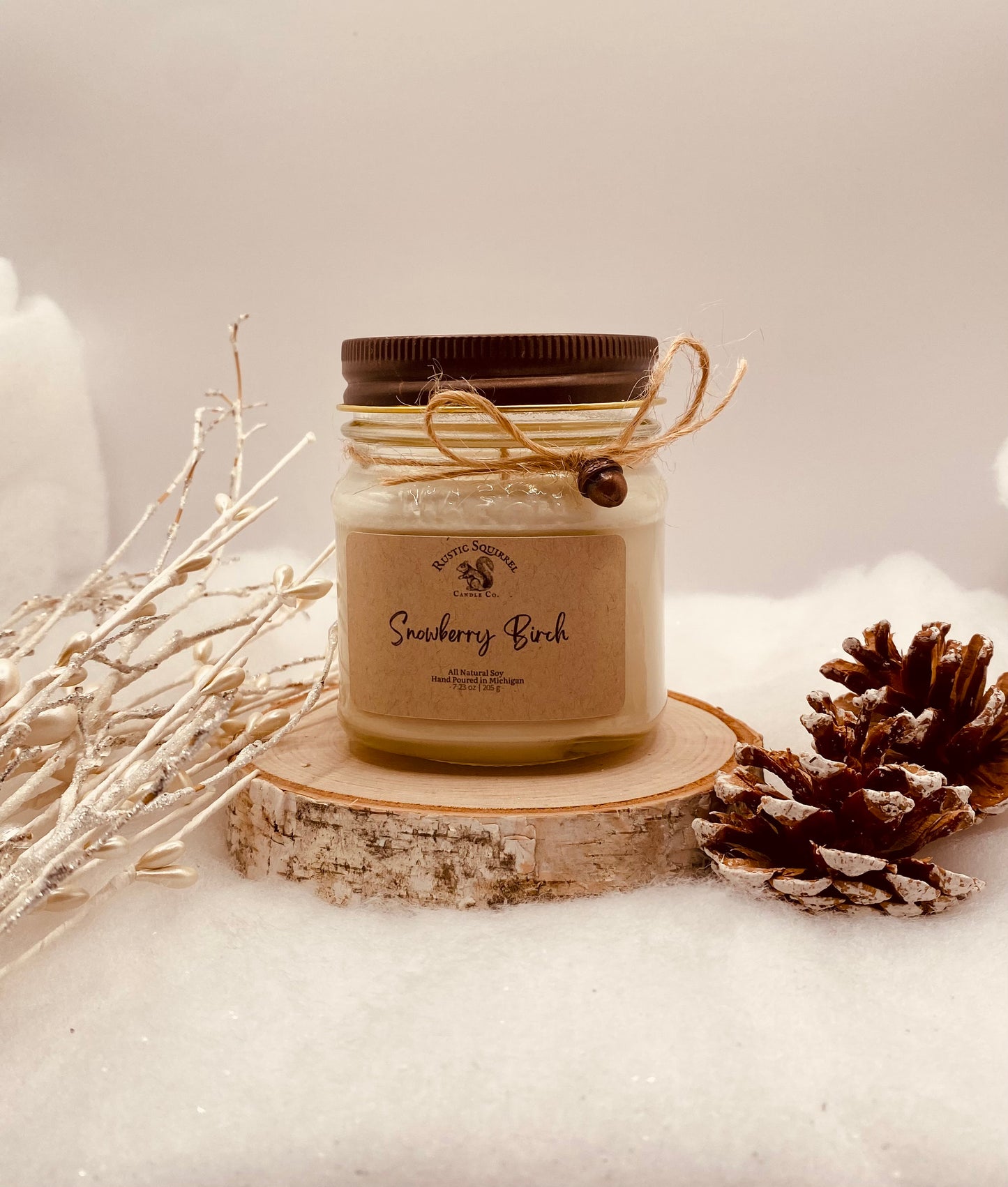 Snowberry Birch Candle