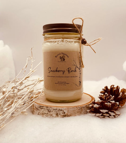 Snowberry Birch Candle