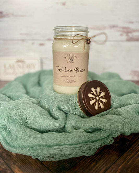 Fresh Linen Breeze Candle