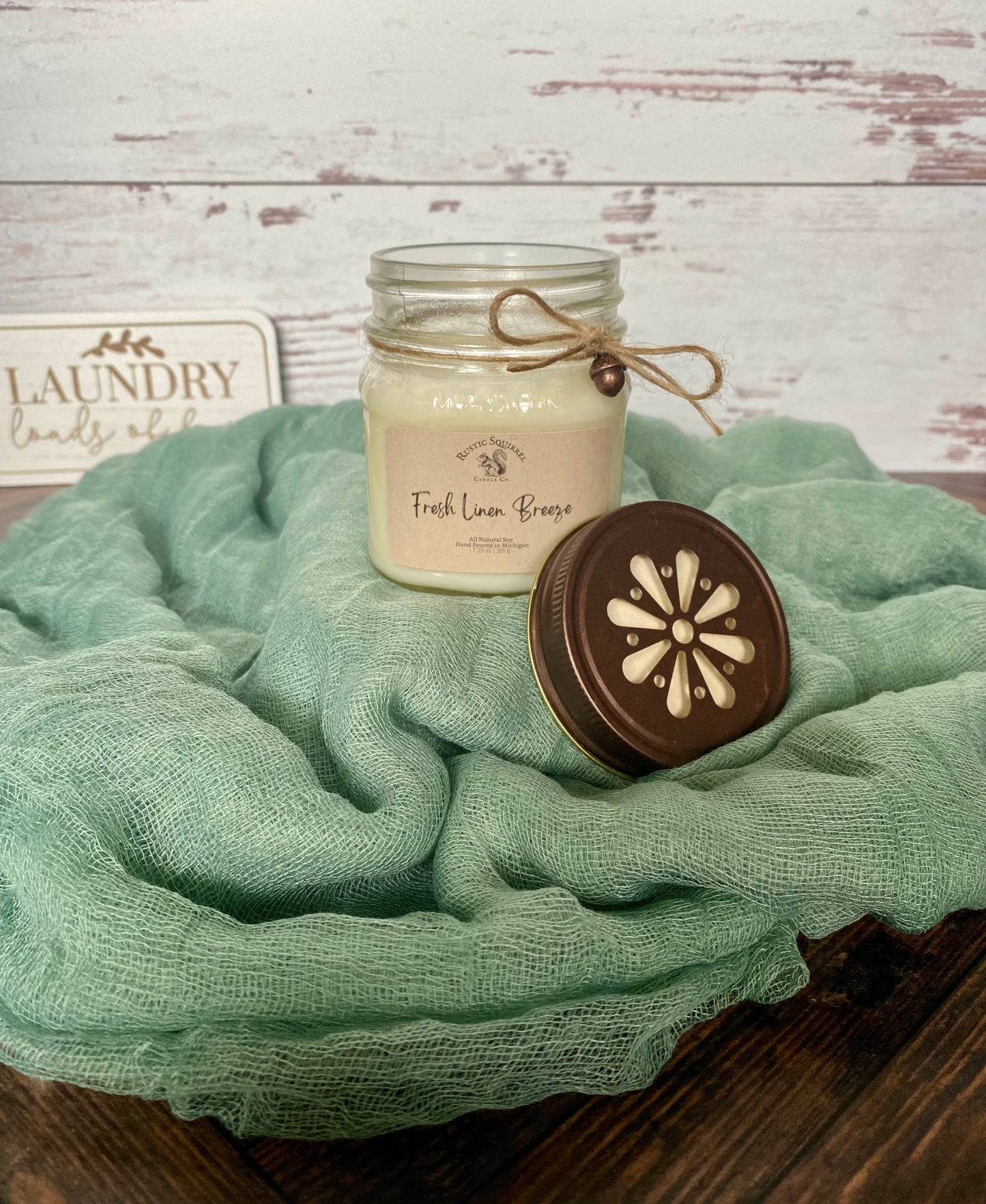 Fresh Linen Breeze Candle